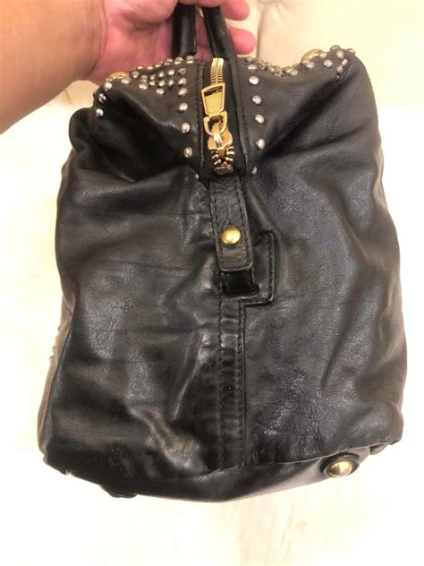 ysl boston studs bag|Yves saint Laurent vintage Boston bag .